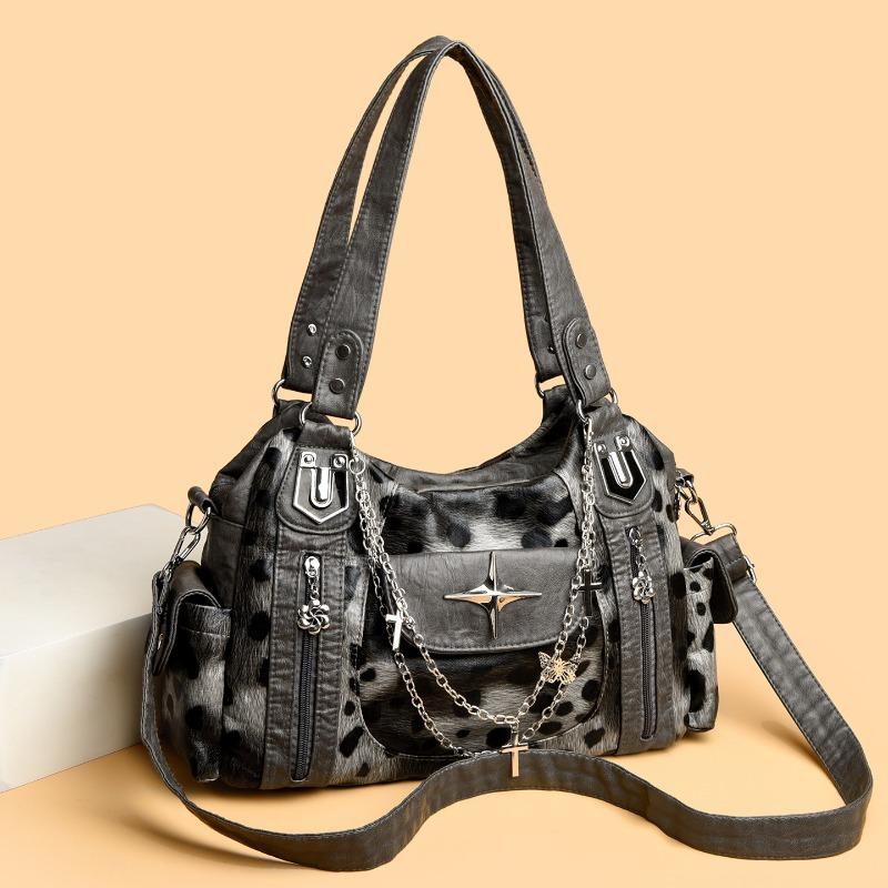 Dual-shoulder Backpack, Large-capacity Tote Bag, Niche Commuter Single-shoulder Crossbody Bag