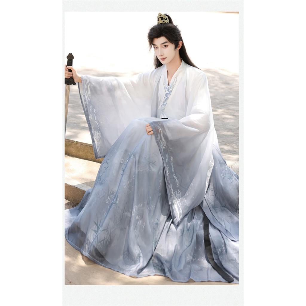 Chinese Song Dynasty Hanfu Provides Male Performance Stage Costumes And Knight Sets