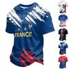 Men's Lightweight Quick-Dry Mesh Neck Short Sleeve T-Shirt for Sports
