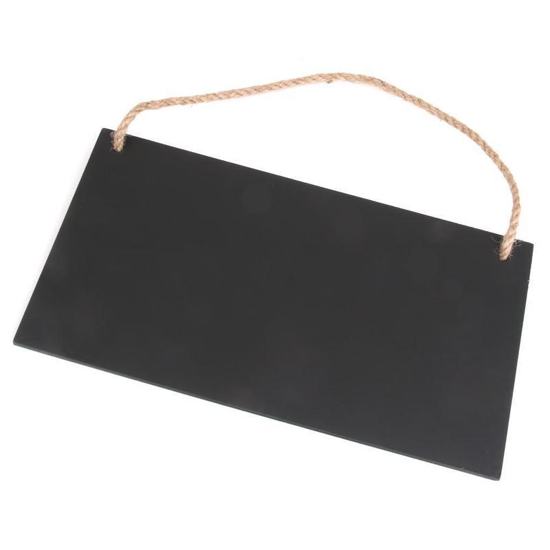 Hanging Blackboard Message Board Memo Board Black Board Chalk Board Yard & Lawn Signs