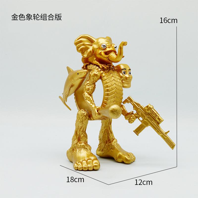 Tung Tung Sahur Action Figure Toy Tralalero TralalaLiriLi LarllaBoneca Ambalam Figure Toys Figurines Desktop Ornament
