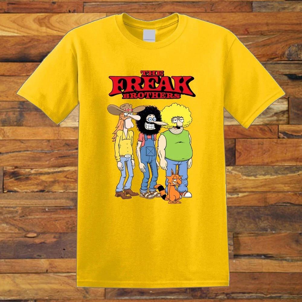 The Fabulous Furry Freak Brothers Men s Yellow Size S to 5XL XXXL