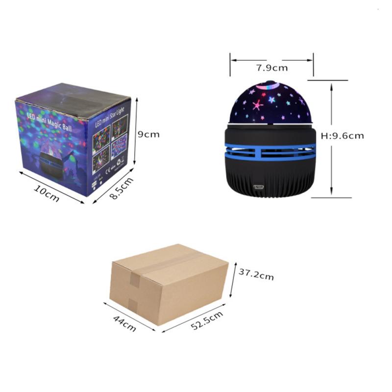 Starry Light Led Projection Light Colorful Star Moon Projector Stage Atmosphere Light Night Lamp