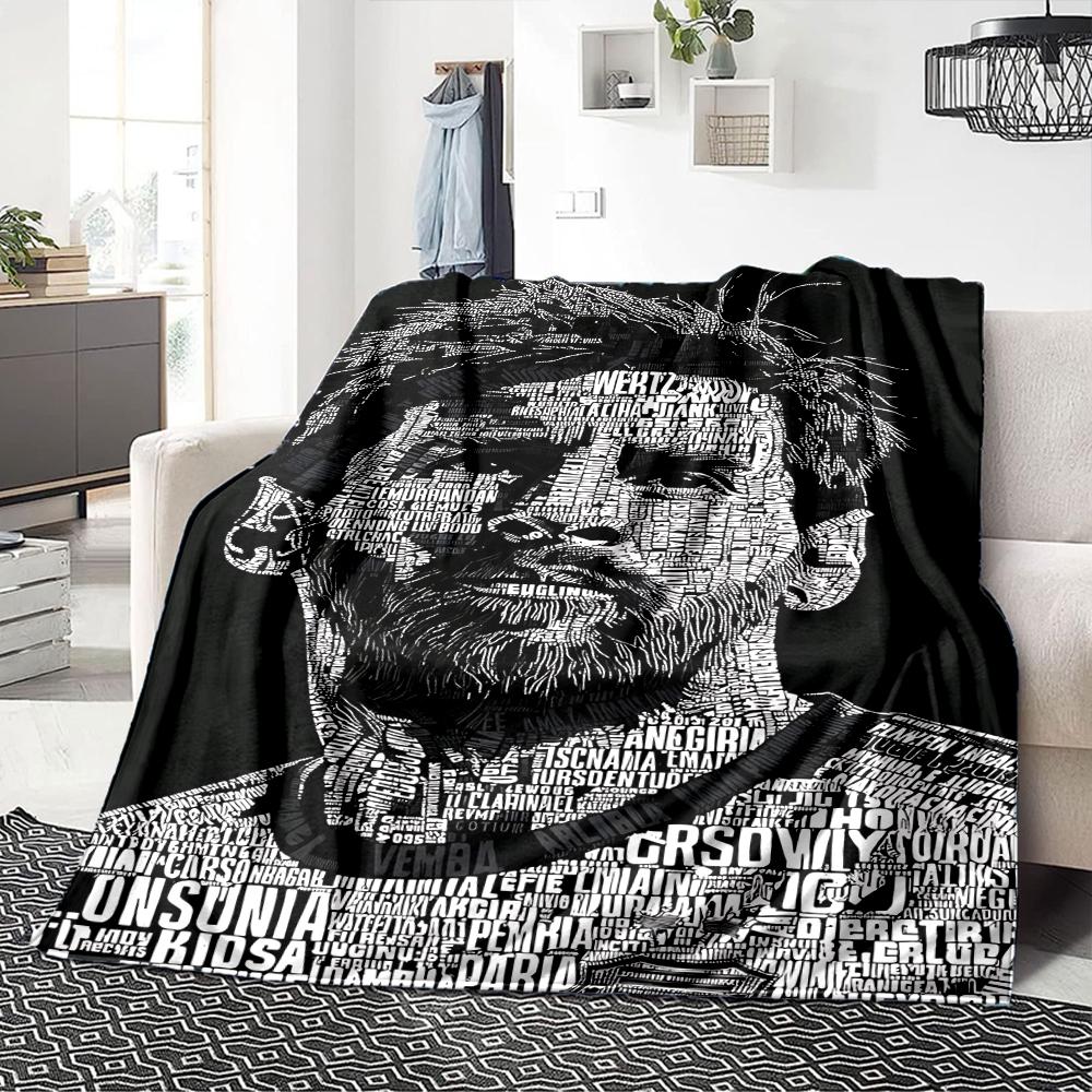 World Cup Celebration printed flannel breathable and warm blanket, a stylish home gift, suitable for home, office and bedspread use. 0713a36