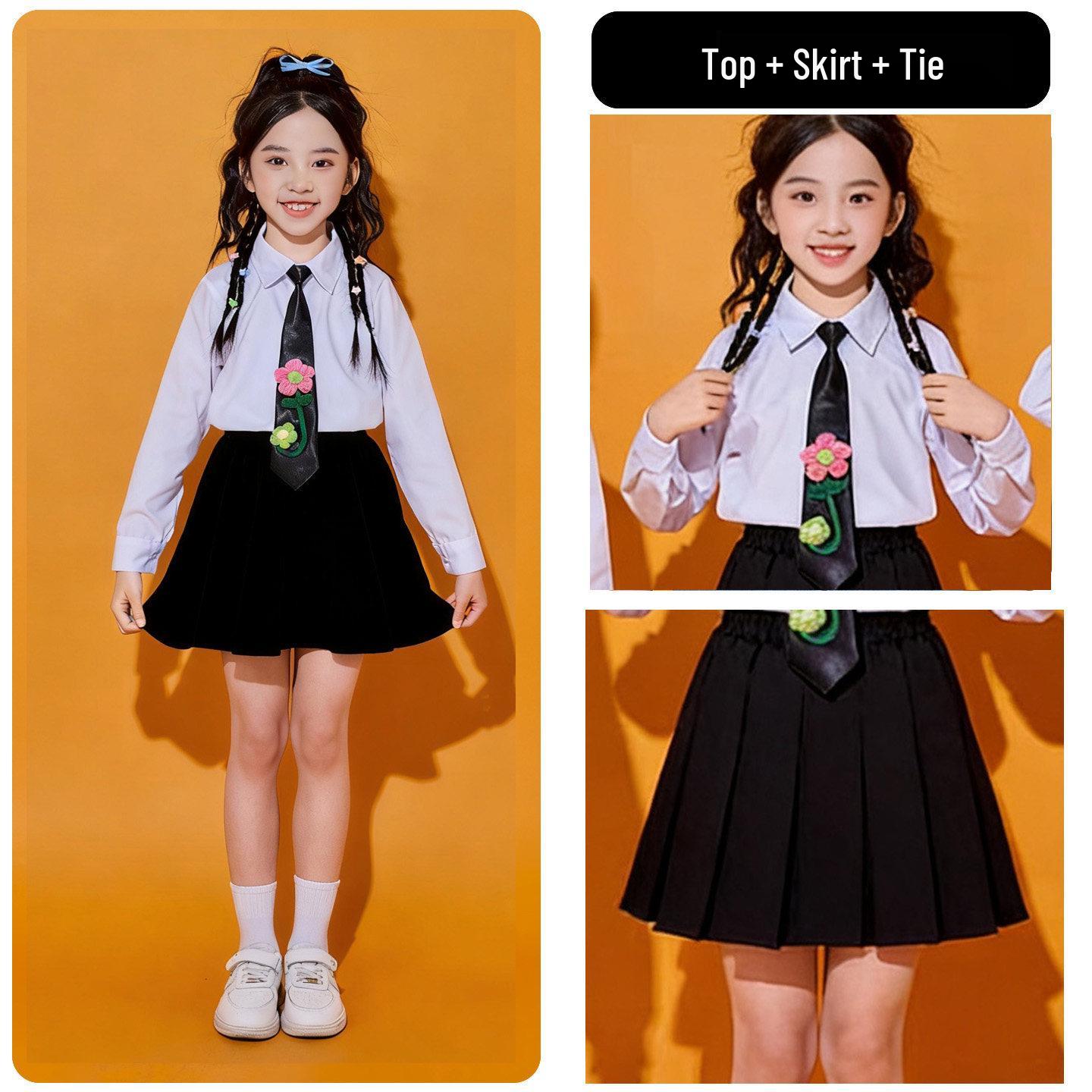 Jumping Beans Cute Childhood Overalls for Kindergarten Graduation Performance 140 cm