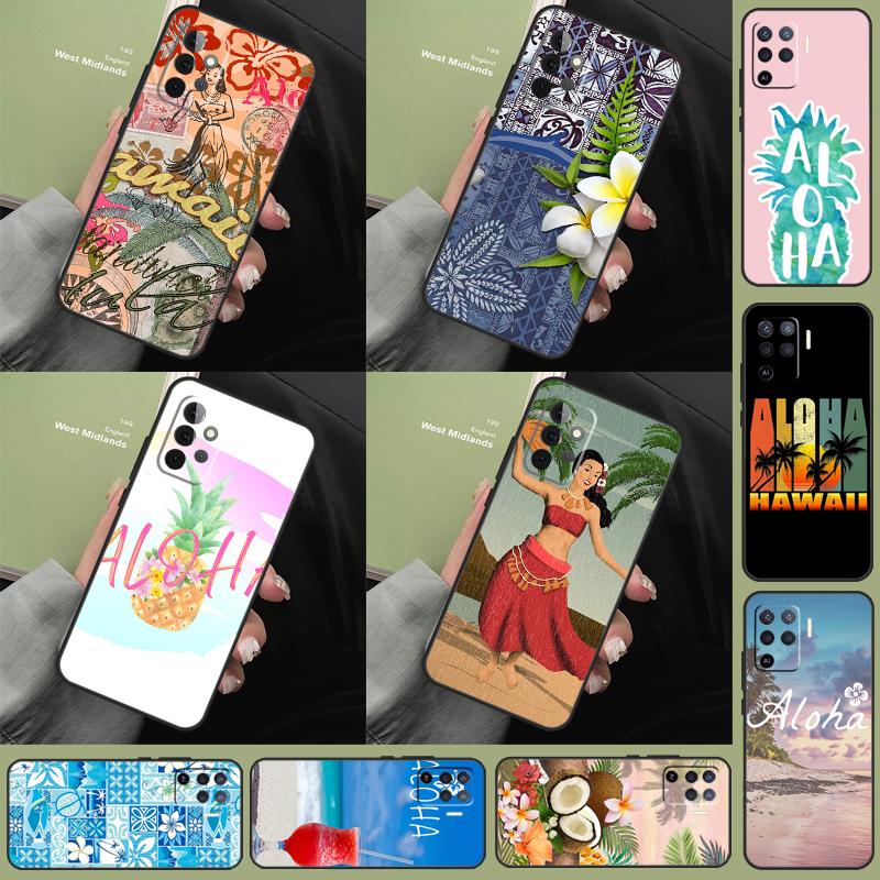 Aloha Beach Life Hawaii Case For Samsung Galaxy A15 A22 A52 A32 A54 A14 A16 A26 A36 A56 A55 A35 A05 A06 A53 A33 A13