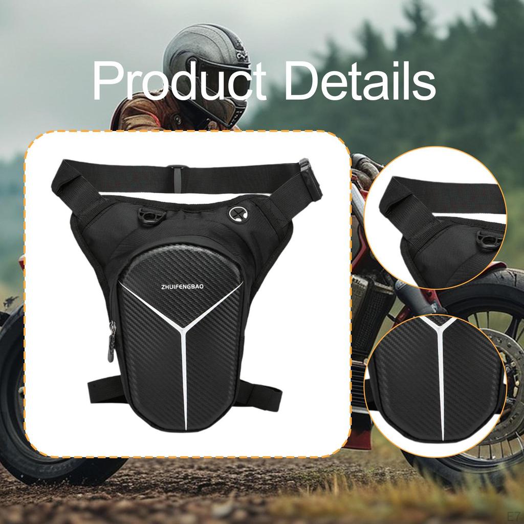 Motorcycle Leg Bag Drop Bags Gear Pouch Multi Pocket Phone Storage Waist Thigh Packs for
