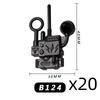 Blocchi da Costruzione Armi da Guerra Militari Medievali Accessori Personaggi Film Pistola Ascia Casco Cappello Zaino Corazza Gilet Mini Giocattolo Regalo K024