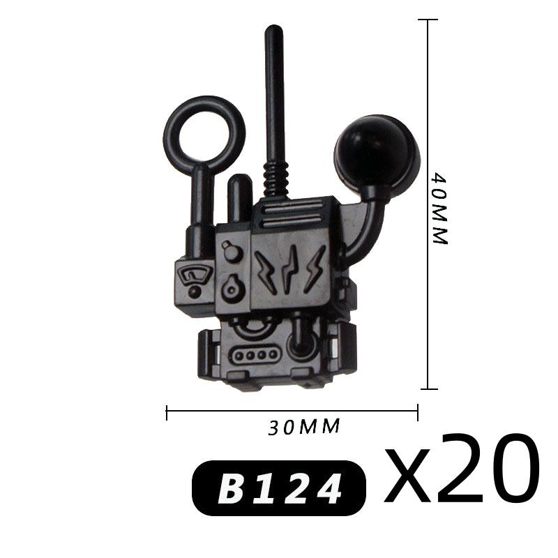 Blocchi da Costruzione Armi da Guerra Militari Medievali Accessori Personaggi Film Pistola Ascia Casco Cappello Zaino Corazza Gilet Mini Giocattolo Regalo K024