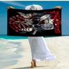 Ultra-Soft Beach Towel with Halloween horror Theme,Ideal for Pool - Camping, Diving - Perfect Travel Essential, Vibrant Beach Towel.