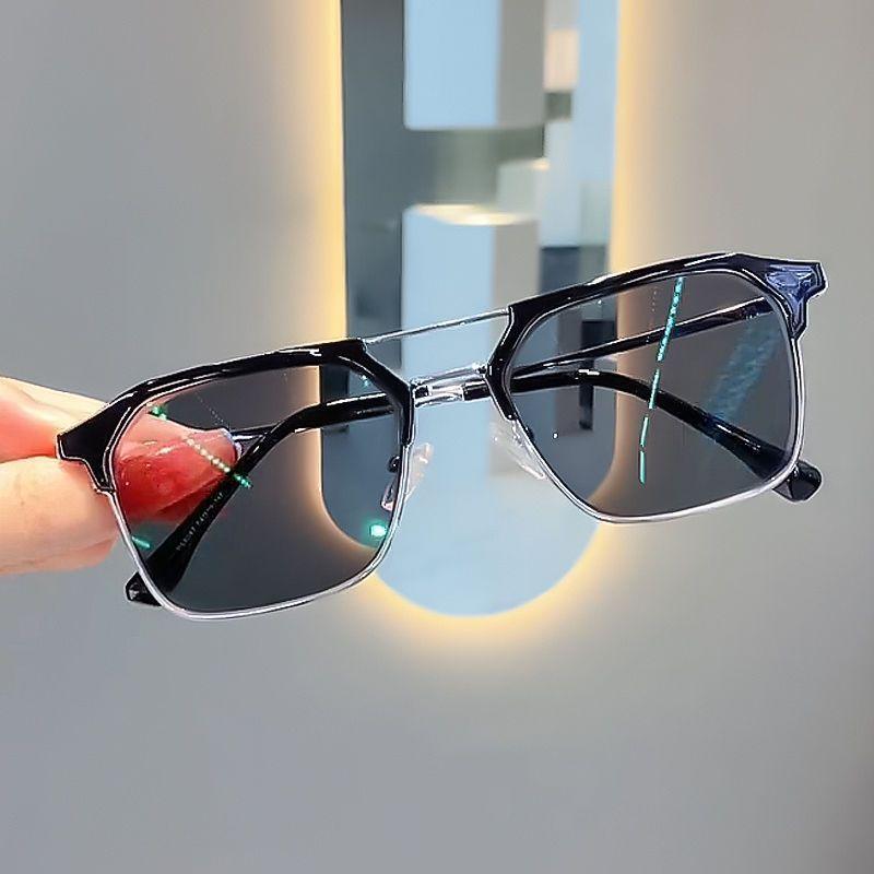 Square Frame Popular Sunglasses for Women Men Business Style Near Sight Sun Glasses Goggles Girls Trendy Myopia Eyeglasses