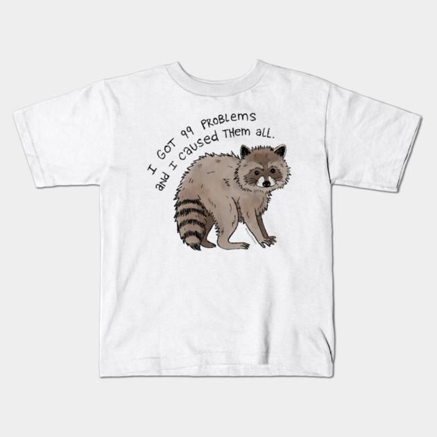 Boys Girls Soft Cotton Graphic Tees I Got 99 Problems Breathable Daily School Wear Kids T-Shirts