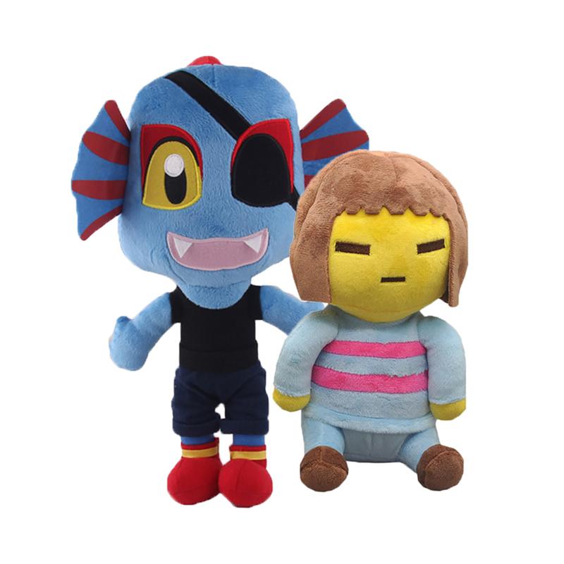 20 Stile Undertale Plüschtiere Cartoon Sans Undertale Plüschpuppen Frisk Stoff-Zombie-Spielzeug für Kinder Geburtstagsgeschenke