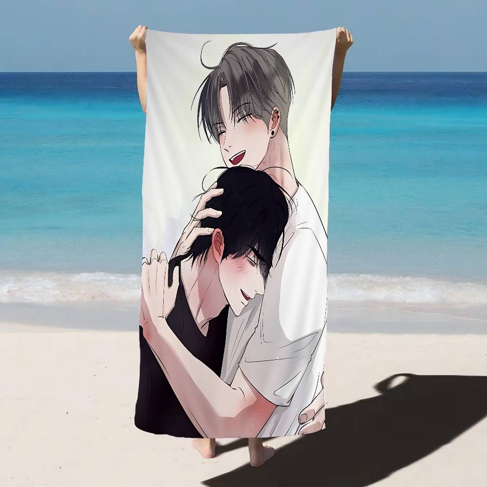 unsleep bl Anime Microfiber Beach Towel Absorbent Quick dry Soft Yoga Swimming Resort Mountain Climbing Towel