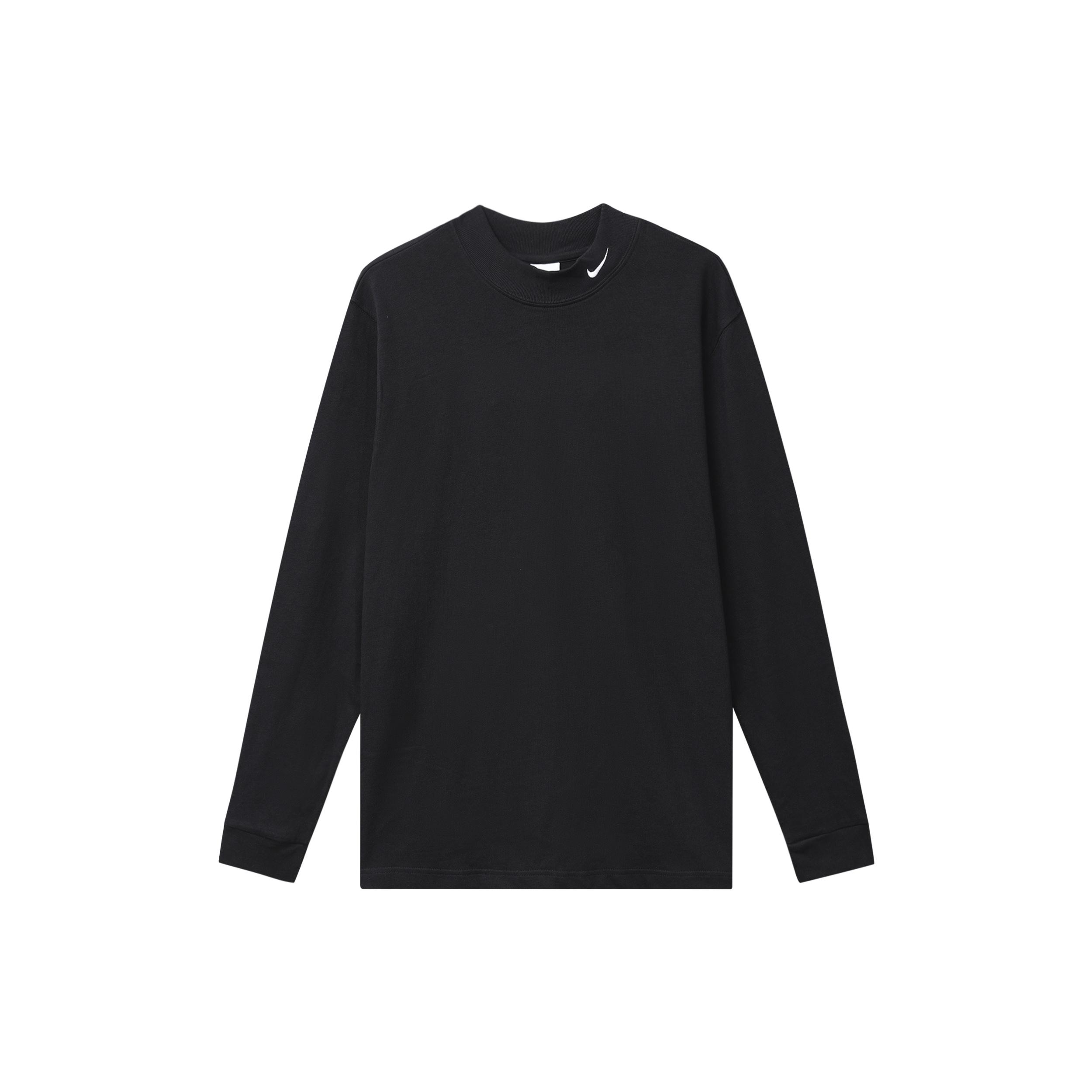Nike AS M NL LS MOCK NECK SHIRT Black White Men s DX5869-010 L