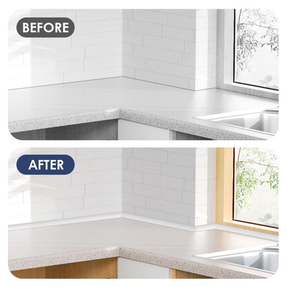 Peel and Stick Quarter Round Molding Wall Corner Protection Floor Shoe Molding  Staircase