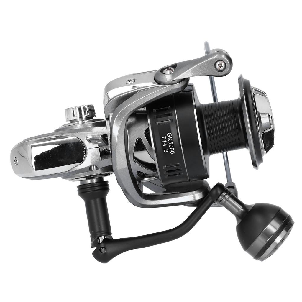 Fishing Reel 4.7:1 Spinning Wheel Metal Wire Cup Spool Spinning Reel Fishing PartsGK5000