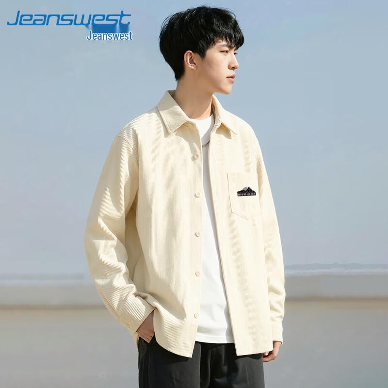 

Мужская вельветовая повседневная рубашка с длинным рукавом Jeanswest XL