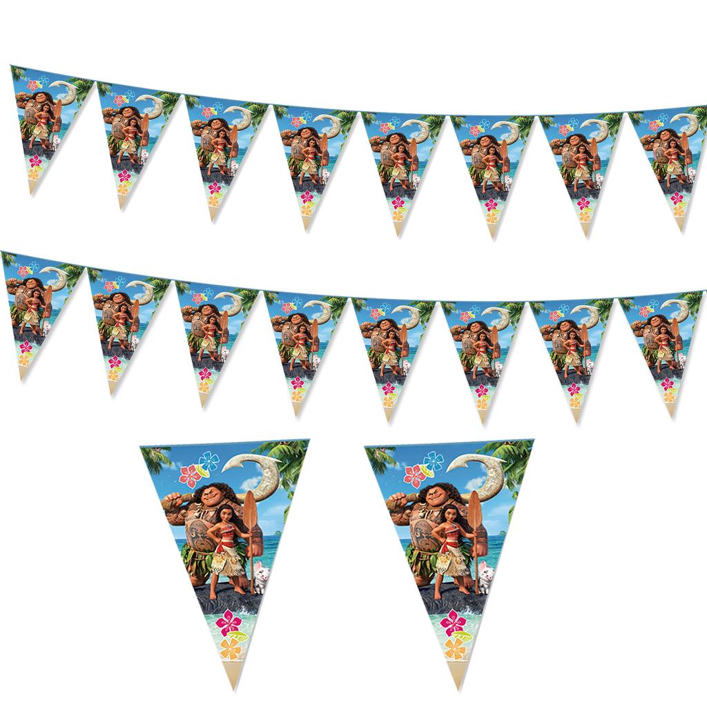 Moana Theme Birthday Party Decoration Tableware Balloons Cup Plate Banner Kid Girls Baby Shower Supplies Christmas Gifts 2 Round Sensory Compression