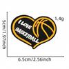 Sports Cartoon Basketball Embroidered Patch - Clothing Accessory Label