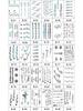 Men's Waterproof Long-Lasting Realistic Tattoo Stickers for Arm & Ankle - Totem & Chinese Character Designs.