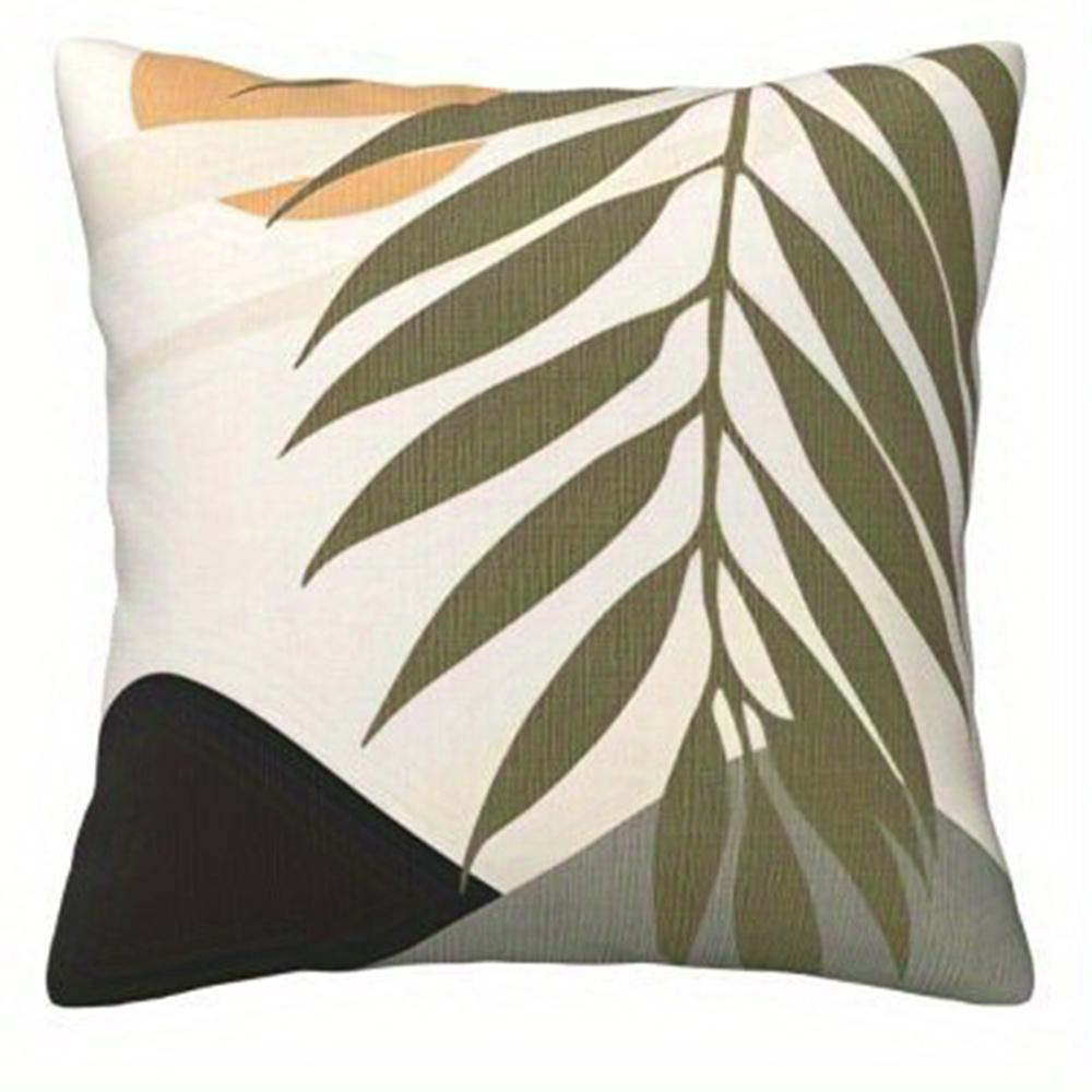 

Black White Geometric Pillow Cases - “Home Sweet Home” Stylish DecorLiving room sofa cushion cover, bedroom room decoration 16x16Inch