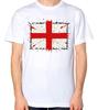 T-Shirt mit Graffiti-Design der englischen Flagge