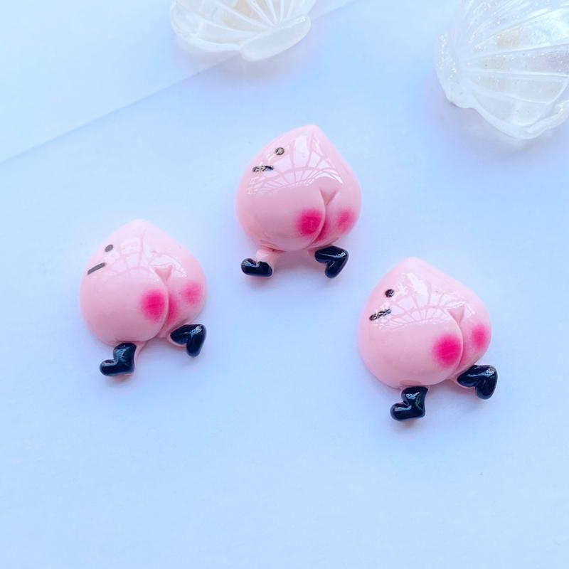 14Pcs New Cute Cartoon Fruit Series Flat Back Resin Art Supply Decoration Charm Craft Hair Bow Accessories J59