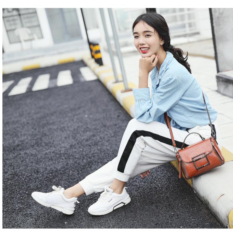 Geantă de toamnă și iarnă pentru femei, stil nou, coreeană retro, geantă cu un singur umăr, geantă pătrată mică, geantă de femeie din piele de ceară