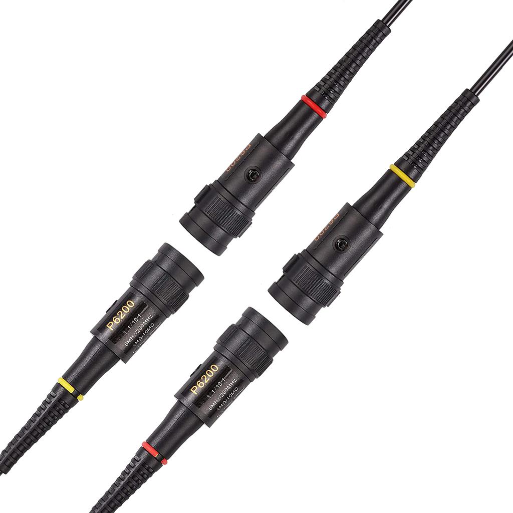 A84X-P2200 Oscilloscope Probe With Accessories Kit 200Mhz Oscilloscope Clip Probes 1X 10X With BNC Mini Grabber Test Lead