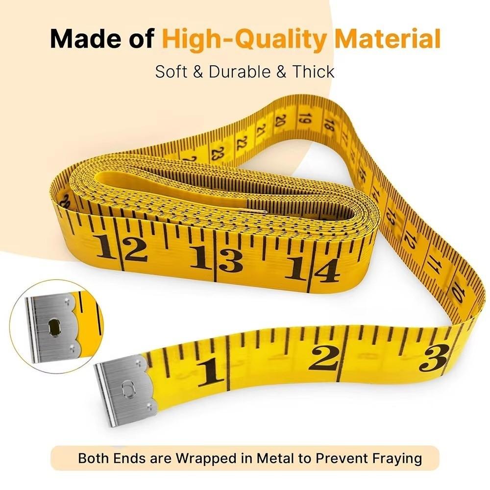 3 Stück 9,8 Fuß Nähmaßband Schneidermaßband 3 Meter 120 Zoll Körpermaßband Weiches Maßband Schneidern