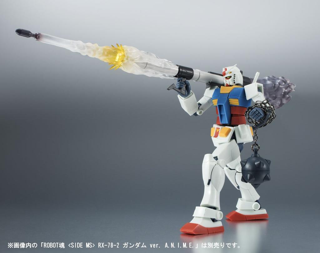 TAMASHII NATIONS ROBOT Spirits Mobile Suit Gundam Prototyp Gundam 125mm malowana ruchoma figurka [SIDE MS] RX-78-1 wer.. ANIME. Około. ABS i PCV