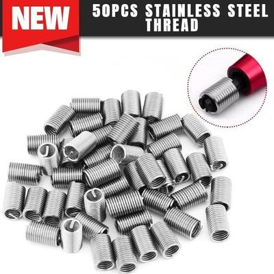 50X M6x1.0x3D Helicoil Stainless Steel Thread Repair Insert Kit Set Equipment