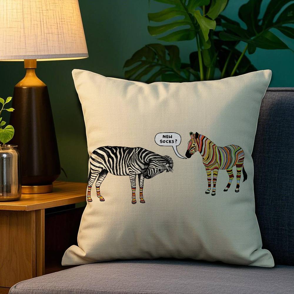 Funny S-Smith Fashion P-Paul Pillow Case Plush Fabric Soft Double Sided Print Sofa Cushion Cover Throw Pillow Covers