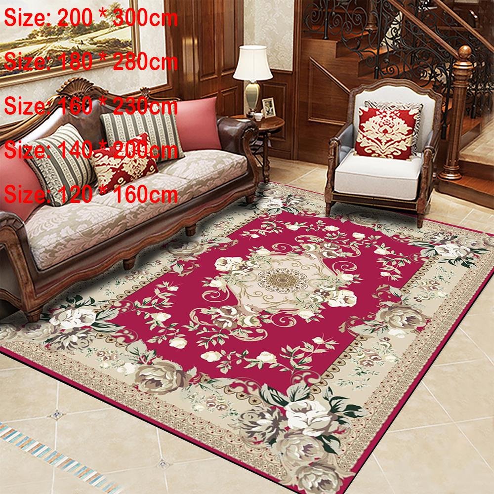 Bedroom carpet home European mats garden wind 3D carpet living room carpet coffee table mat