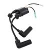 6F5 85570 12 Boat Motor Ignition Coil ABS Marine Outboard Ignition Coil for 9.9 to 40HP 2 Stroke 4 Stroke Engines