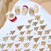 Cute Christmas Style  Ball Colored Lights Christmas Tree Nail Art Print Stickers Manicure Decals Stickers Nail Decor Gift
