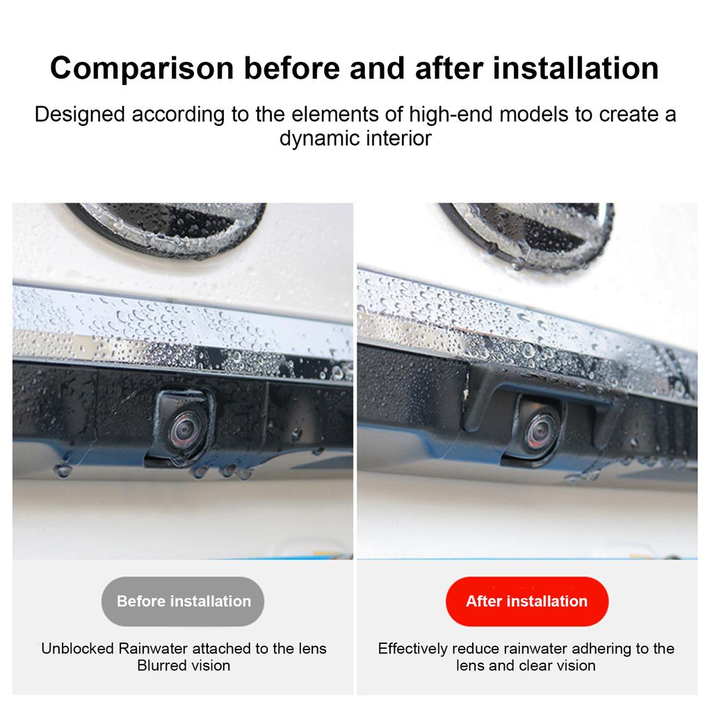 Car Reverse Camera Rain Shade Cover Auto Rear Camera Rain Shield Cover For Lexus ES200 260 300H 2018 2019 Car Exterior Accessori