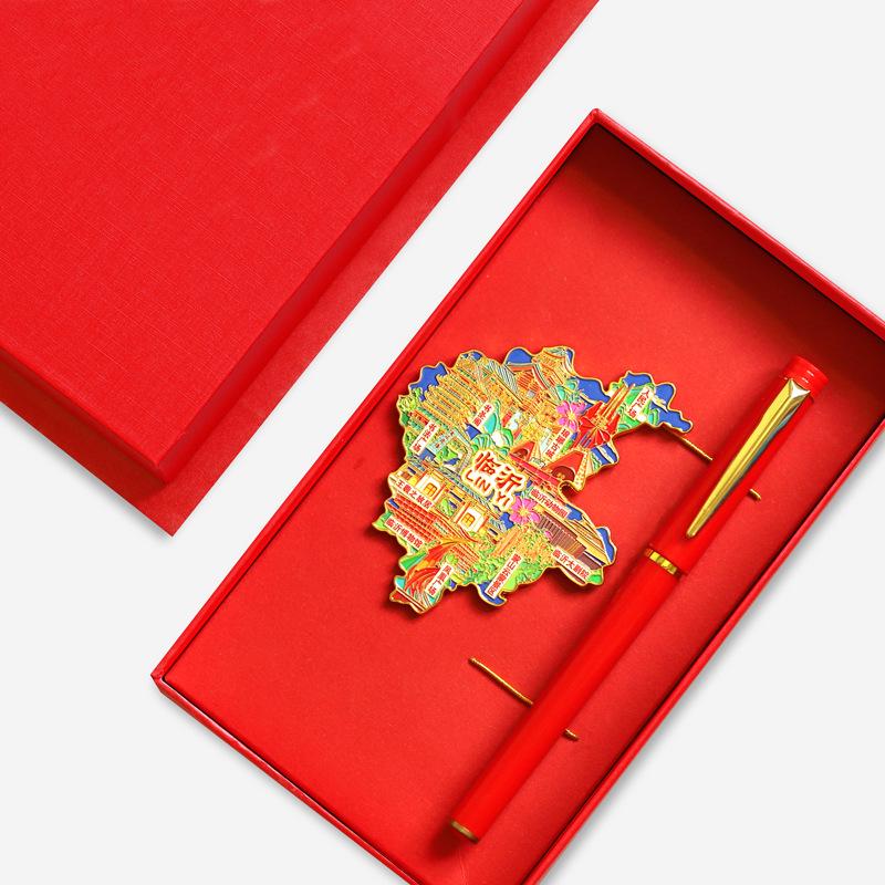 Binzhou Gelber Fluss Turm Magnet, Haifeng Pagode & Zhonghai Park. Kulturtourismus-Geschenk.