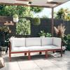 VidaXL 3-seater Garden Sofa with Cushion In Acacia Wood and Rope 3057883
