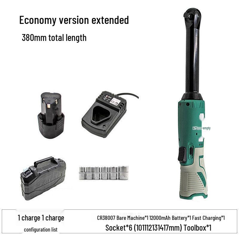 High-Power 90° Electric Ratchet Wrench with Lithium Battery