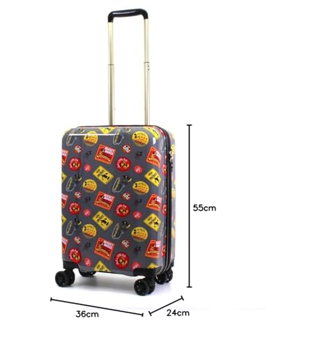 Hapitas Siffler Mickey Mouse Suitcase TRC2279-49 DN37 Mickey Mouse Sticker Gray