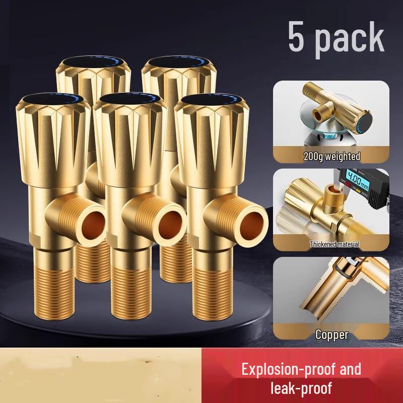 MDNG Универсальный Уголковый Кран 4-Точечный для Горячей и Холодной Воды