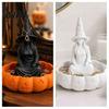 Mysterious Style Key Dish Halloween Witch Jewelry Dish, Gothic Trinket Desktop Unique Organizer for Trinkets Storage Tray Rings Keys Home Office Decor