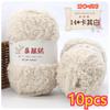 11g Velvet Yarn Plush Yarn For DIY Hand Knitting Crochet Crafts Bag Hat Doll Sweater Wool Soft Thin Colorful Coral Chenille Yarn