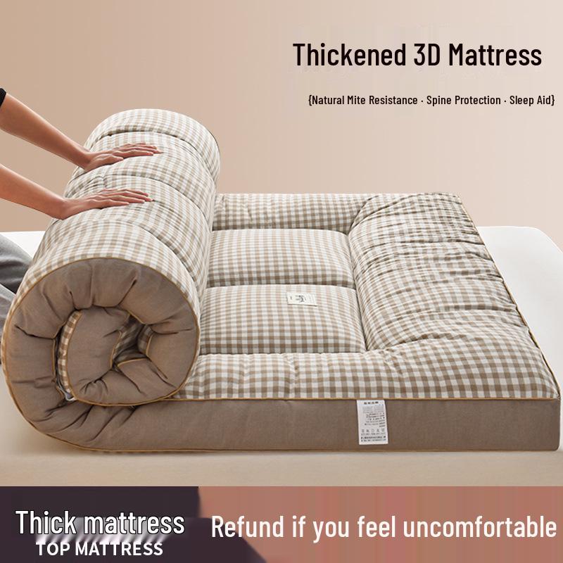 3D Soft Cushion Tatami Mattress Pad for Home, Dorm, or Rentals