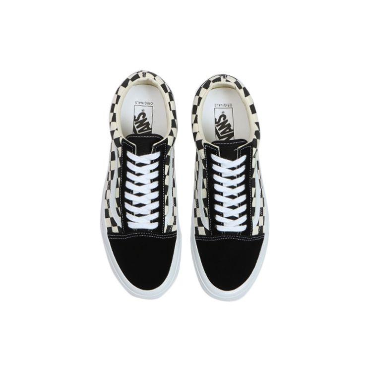 Vans OG Old Skool LX Checkerboard - Black Unisex Sneakers Classic-White VN0A4P3X639