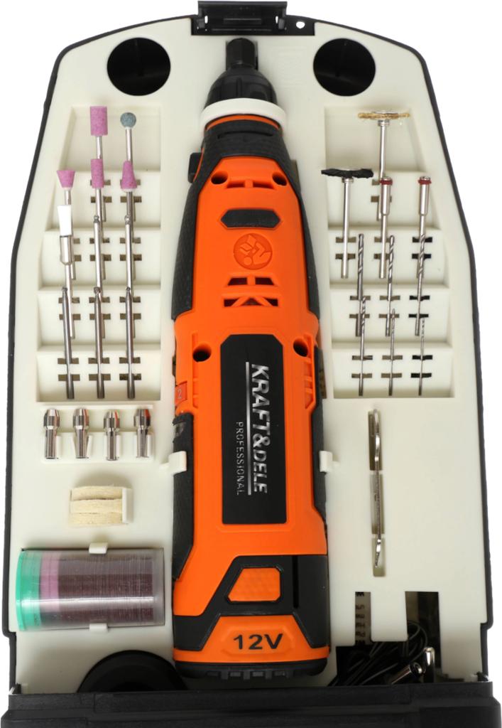 MINI GRINDER 12V + ACCESSORIES KD1669