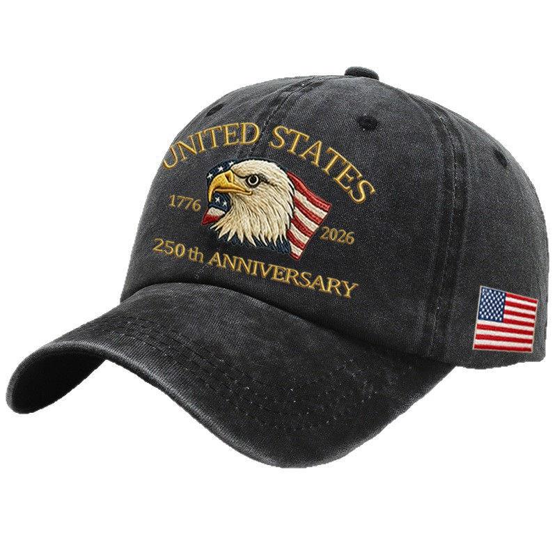 United States 250th Anniversary Hat USA Printed Baseball Cap 1776-2026 Outdoor Casual Caps for Men Women
