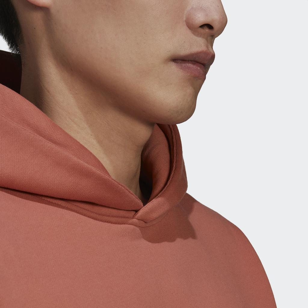 Adidas Originals Trefoil C Hoodie With Brand Logo Embroidery Men Tops Coffee HK0316